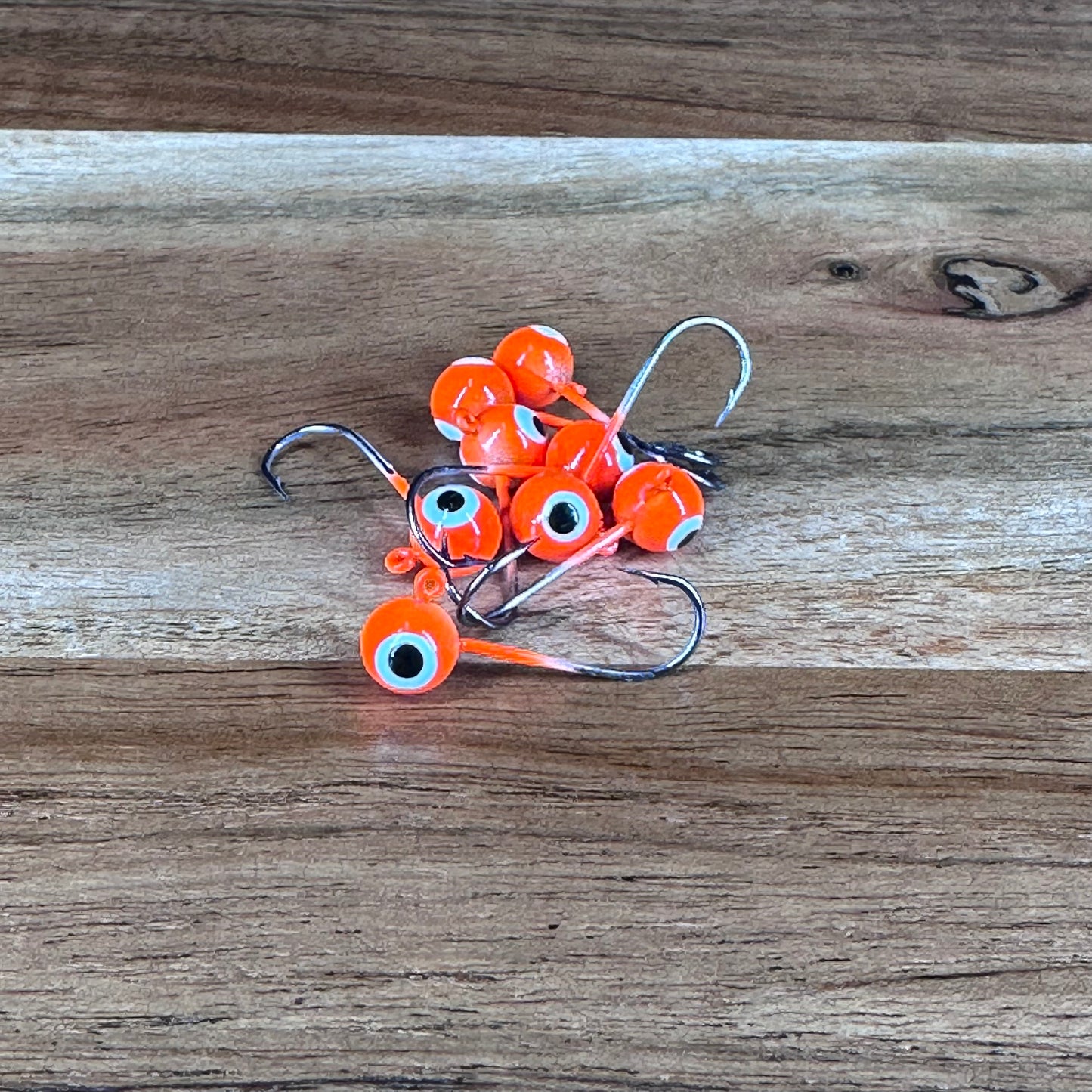 BOOM BAITS 1/16th oz jig head hook #6 color orange